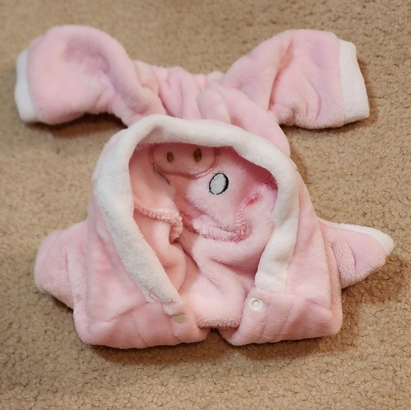 Small Dog Cutedog Brand Piggy Hoodie Fits 6-9lb - Picture 2 of 6